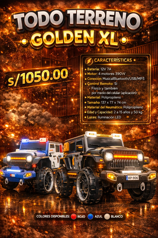 TODO TERRENO GOLDEN XL